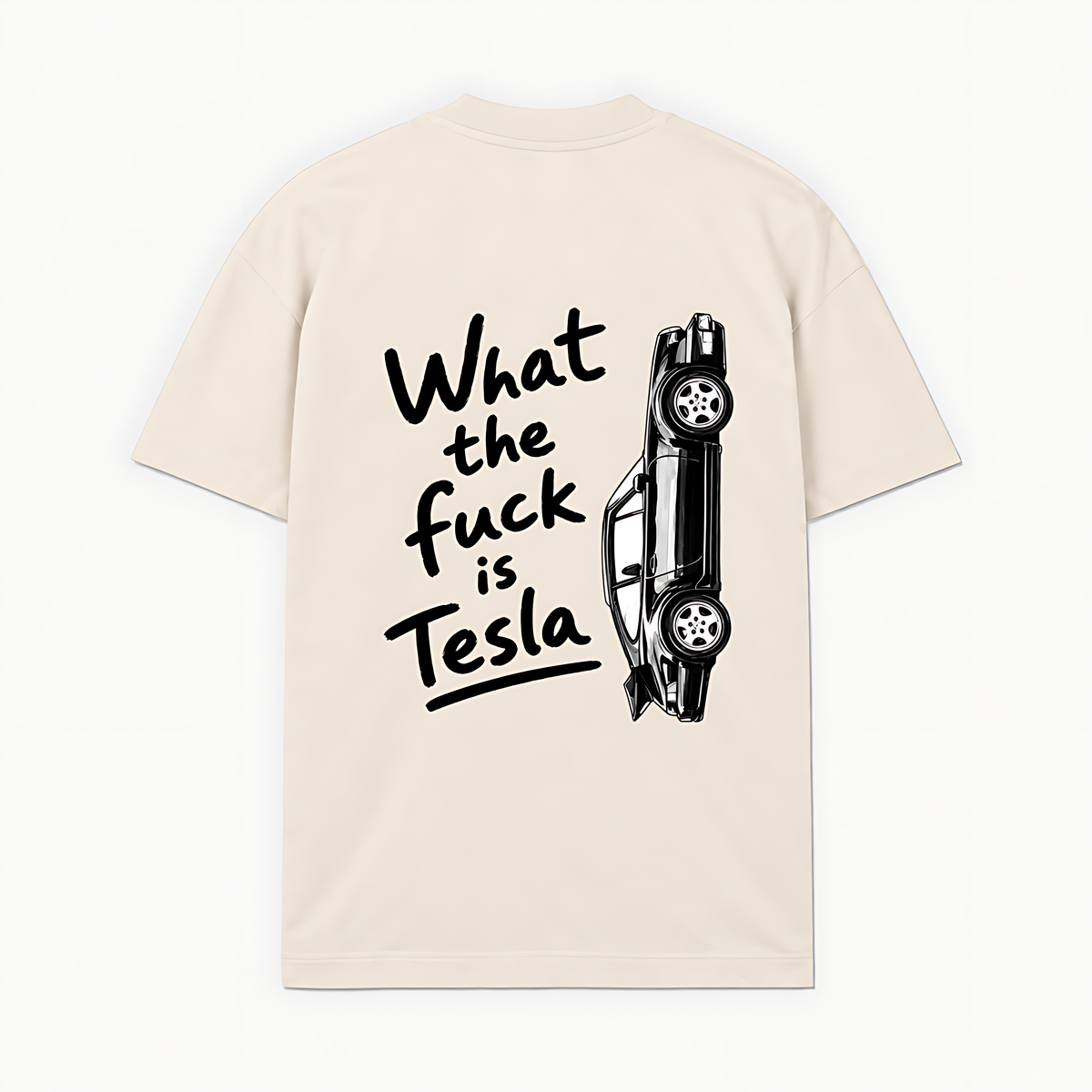 FUCK TESLA - Off-white - costas