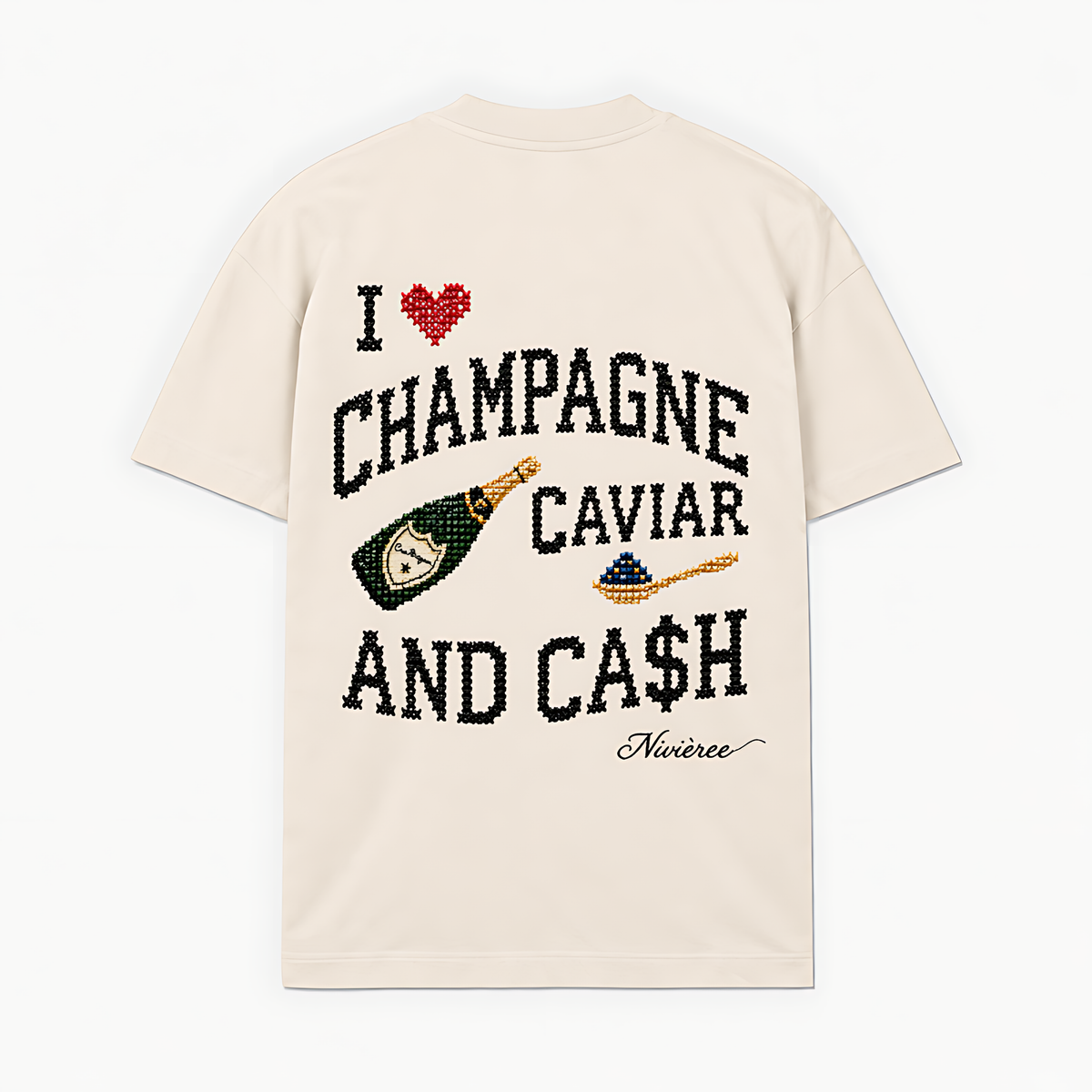 I LOVE CHAMPAGNE CAVIAR E CASH - Off-white - costas