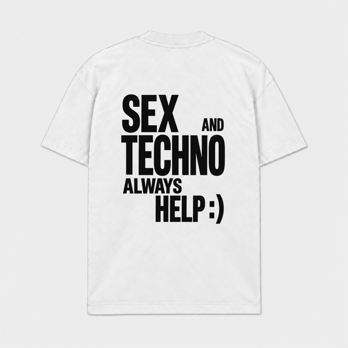 SEX AND TECHNO - Branco - costas
