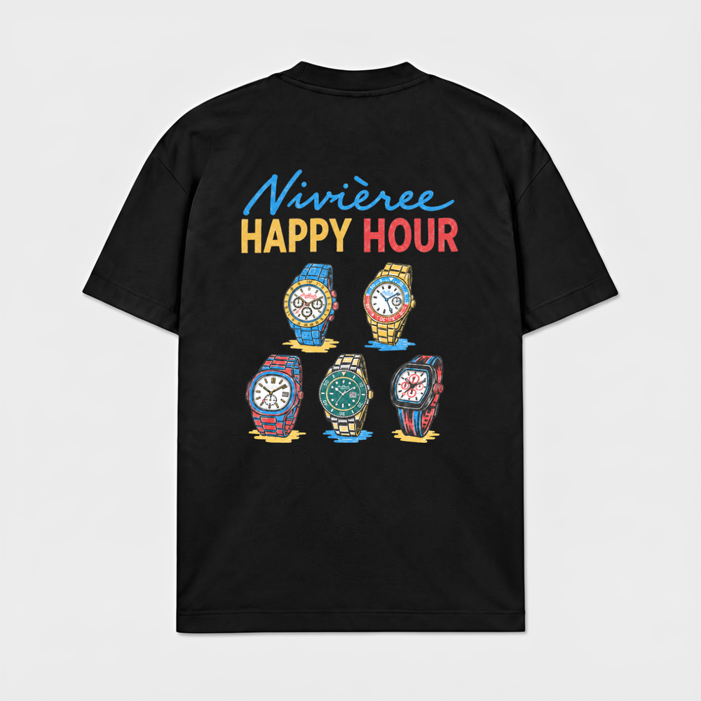 HAPPY HOUR - Preto - costas