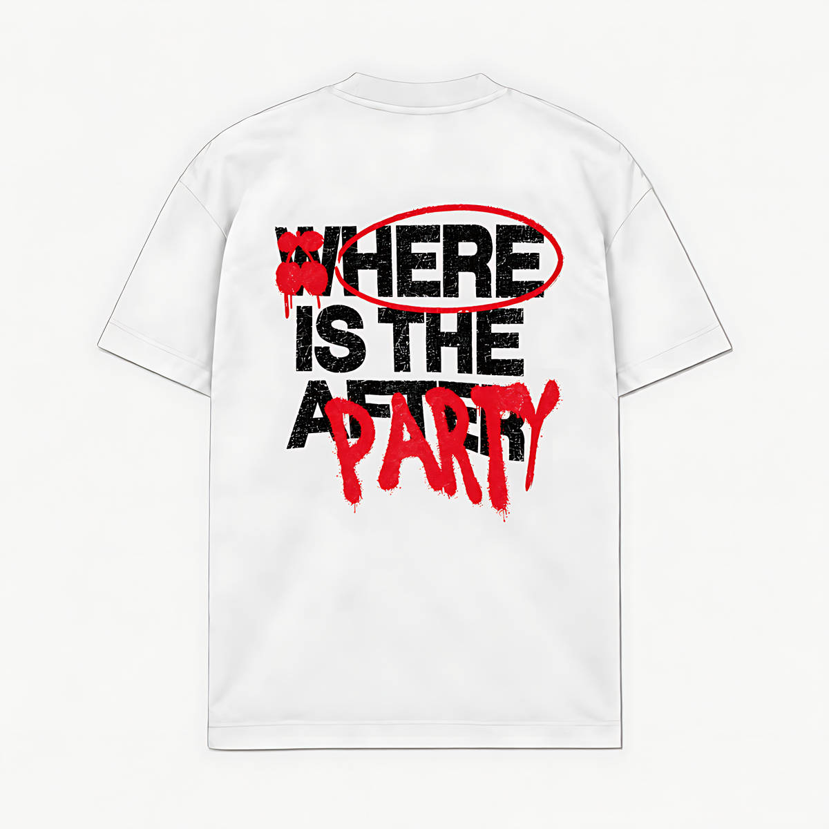 HERE IS THE PARTY - Branco - costas