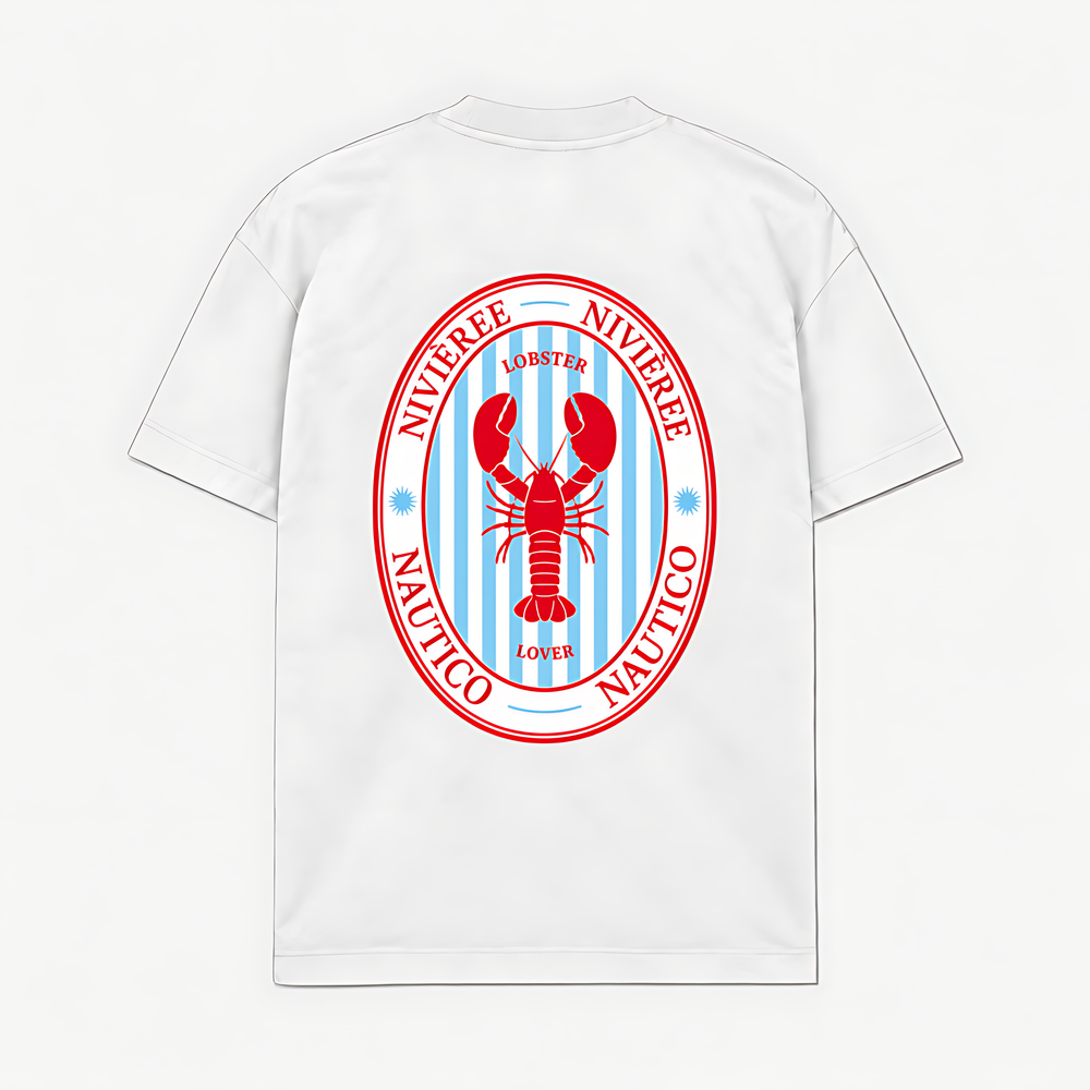 LOBSTER LOVER - Branco - costas
