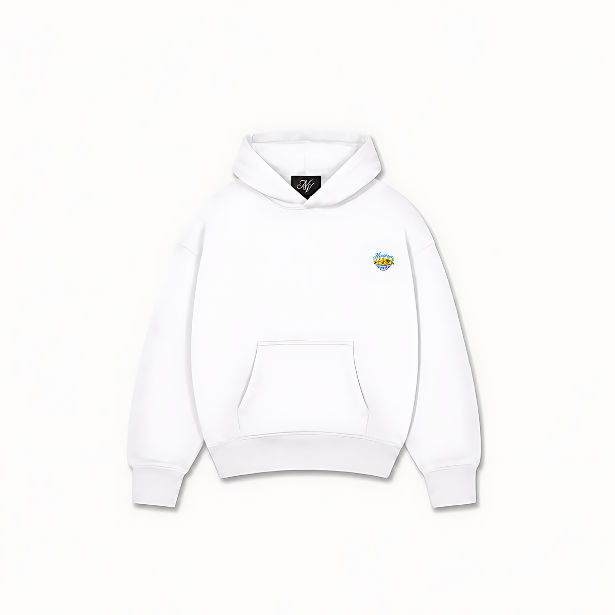 ITALIAN LEMON HOODIE - Branco - frente