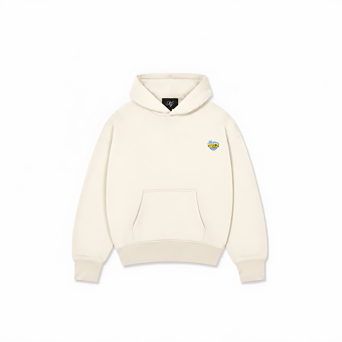 ITALIAN LEMON HOODIE - Off-white - frente