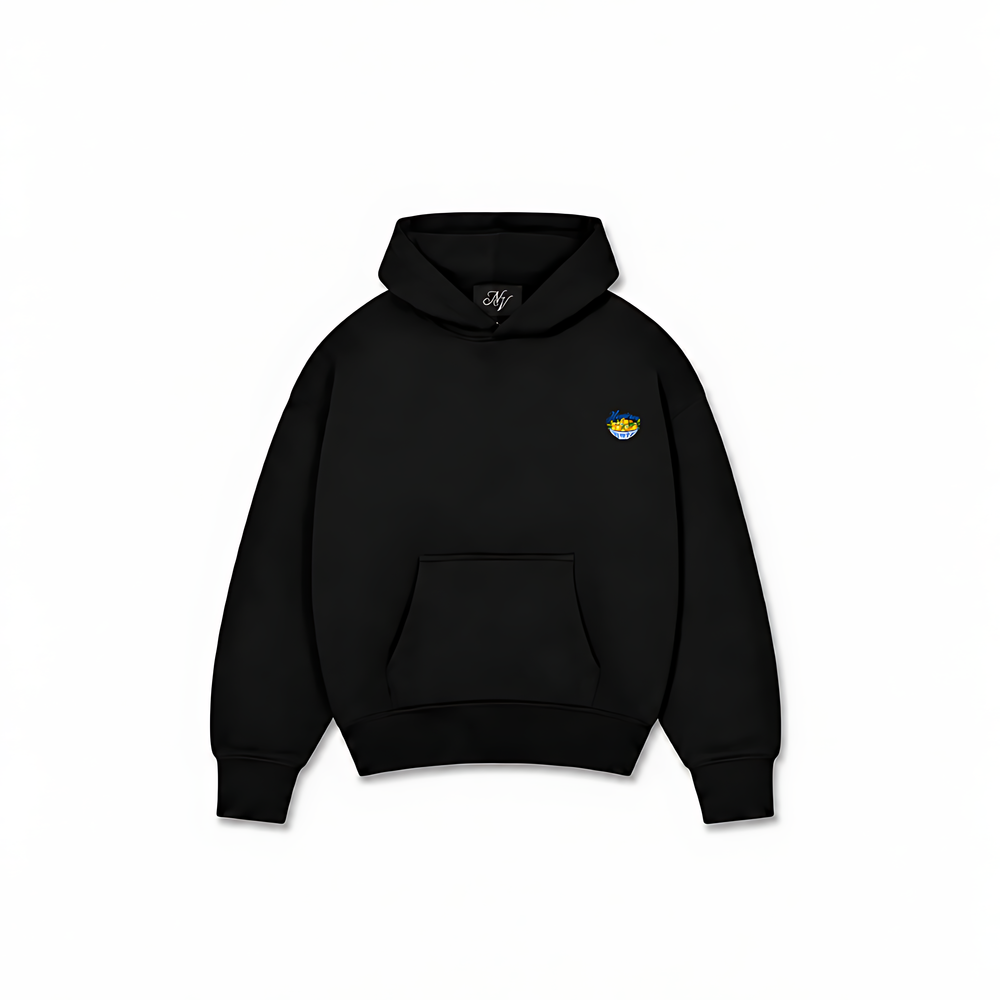 ITALIAN LEMON HOODIE - Preto - frente