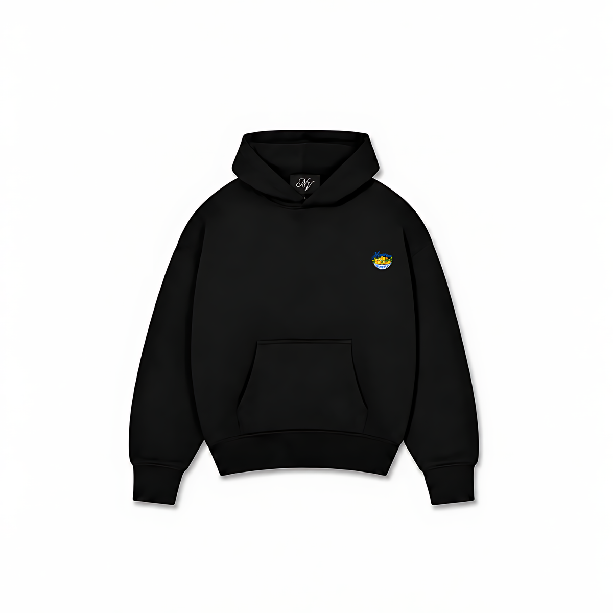 ITALIAN LEMON HOODIE - Preto - frente