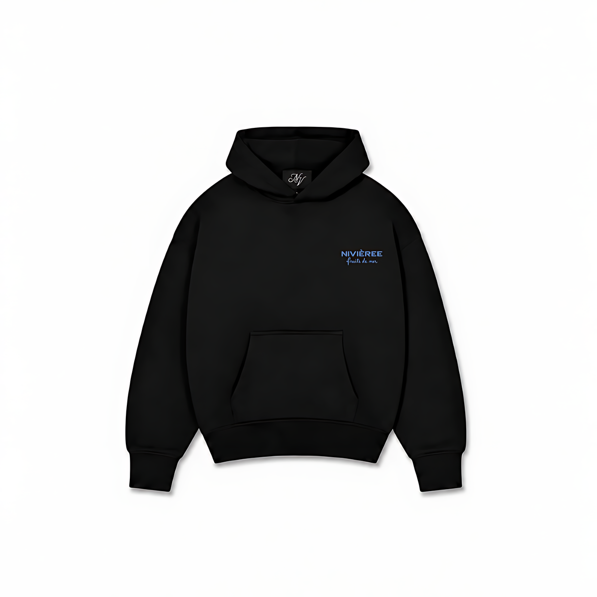 FRUITS DE MER HOODIE - Preto - frente