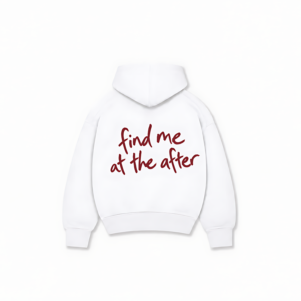 FIND ME HOODIE - Branco - costas