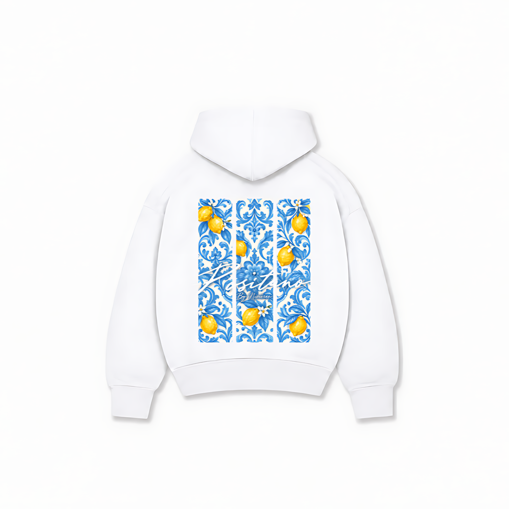 POSITANO HOODIE - Branco - costas