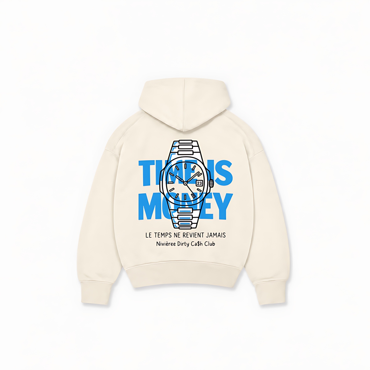 TIME IS MONEY HOODIE - Off-white - costas