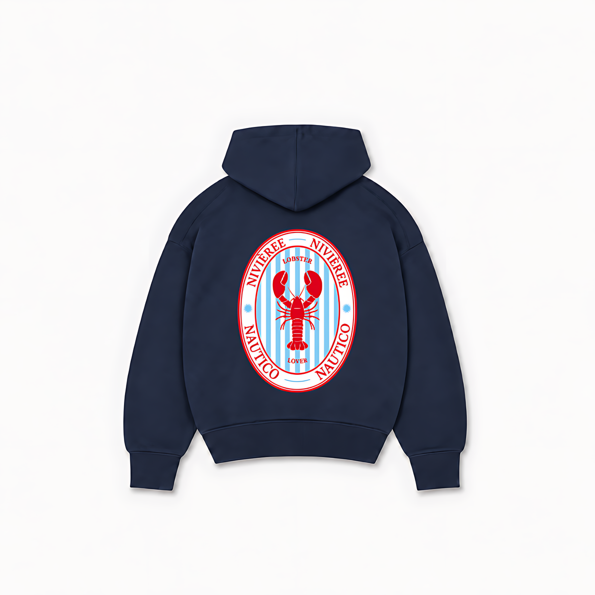 LOBSTER LOVER HOODIE - Azul-marinho - costas
