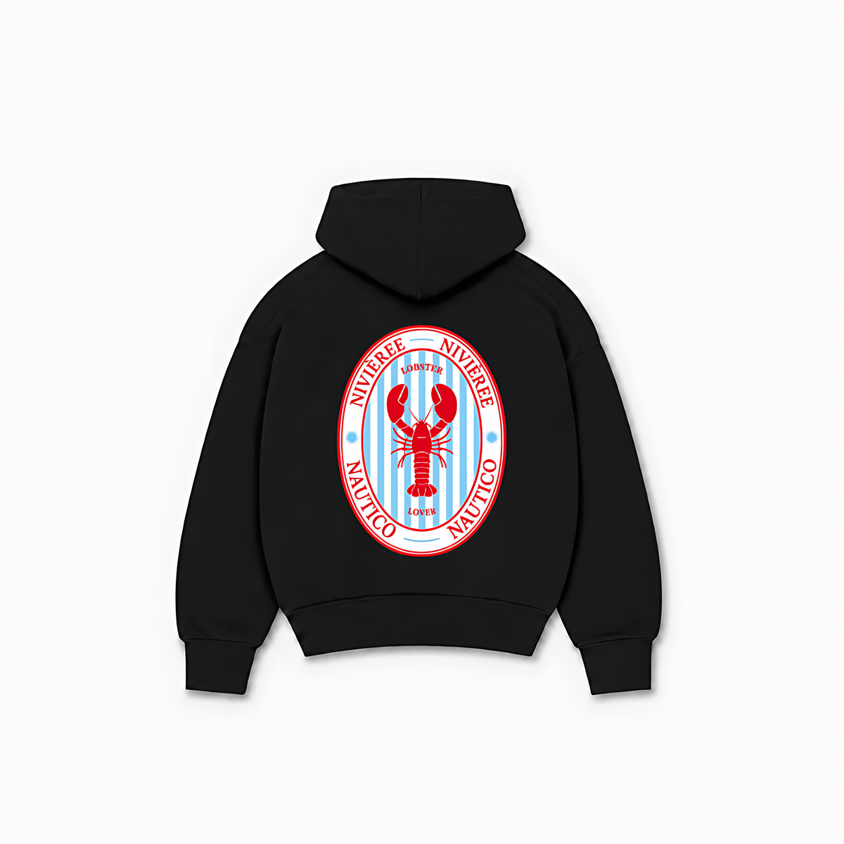 LOBSTER LOVER HOODIE - Preto - costas