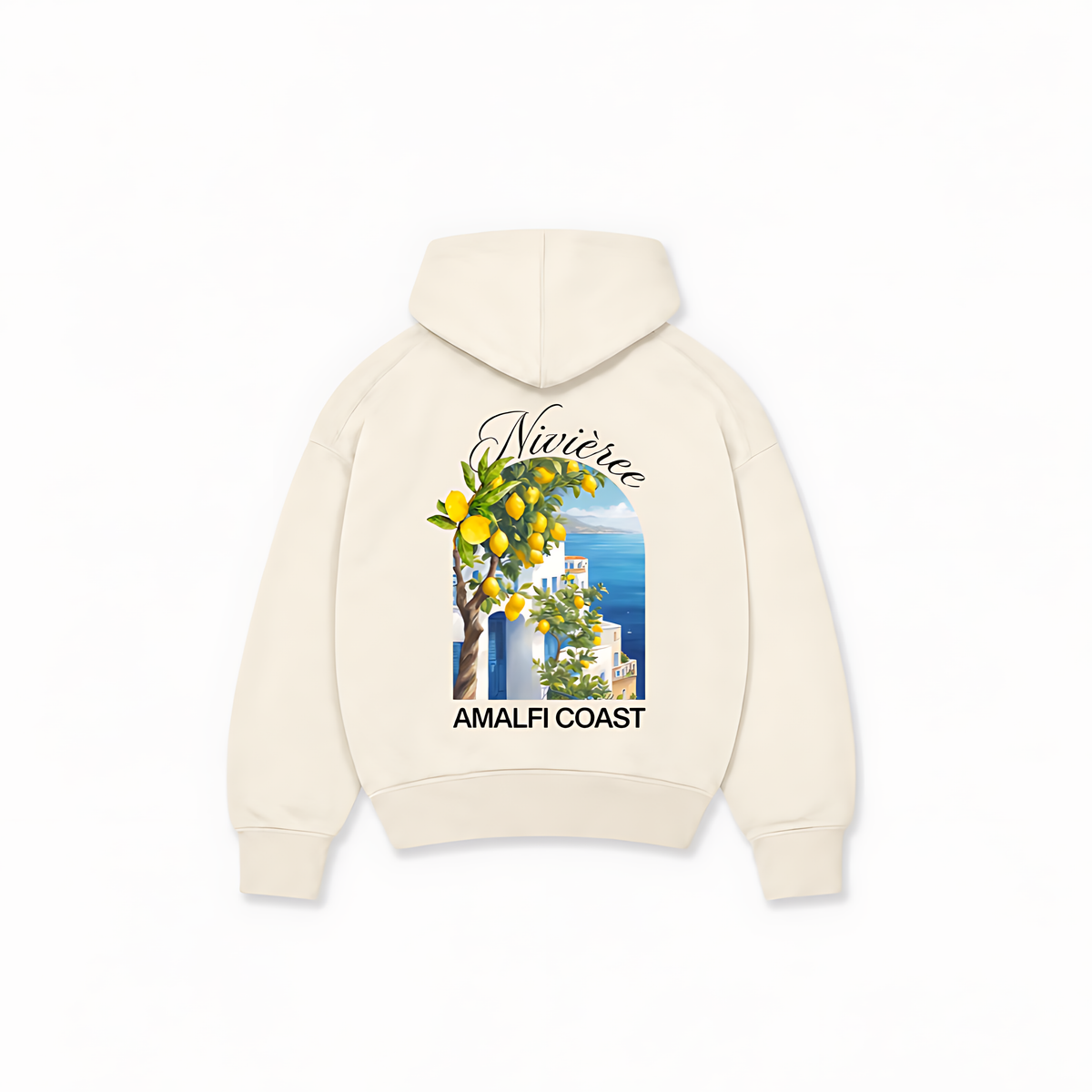 AMALFI COAST HOODIE — Off-white — costas