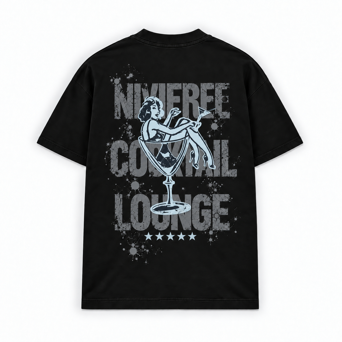 COCKTAIL LOUNGE VINTAGE — Preto — costas