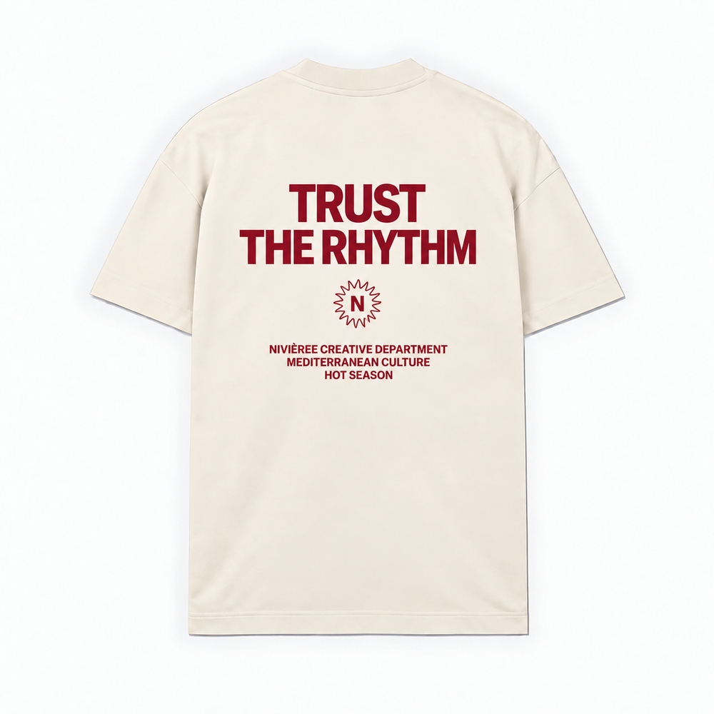 TRUST THE RHYTHM — Off-white — costas