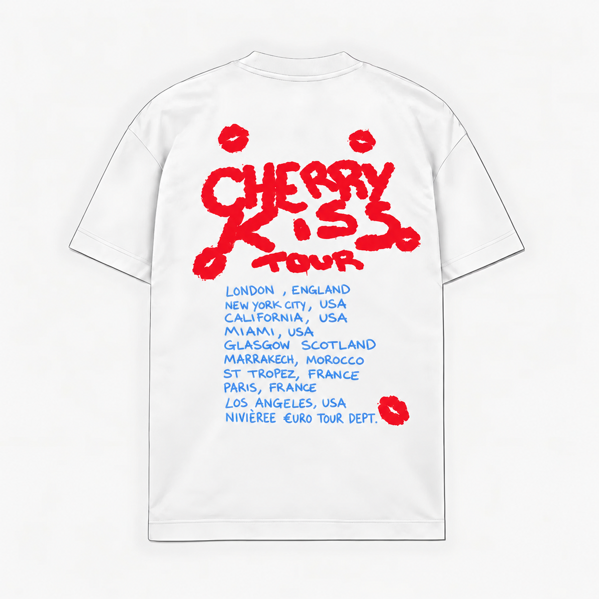 CHERRY KISS TOUR — Branco — costas