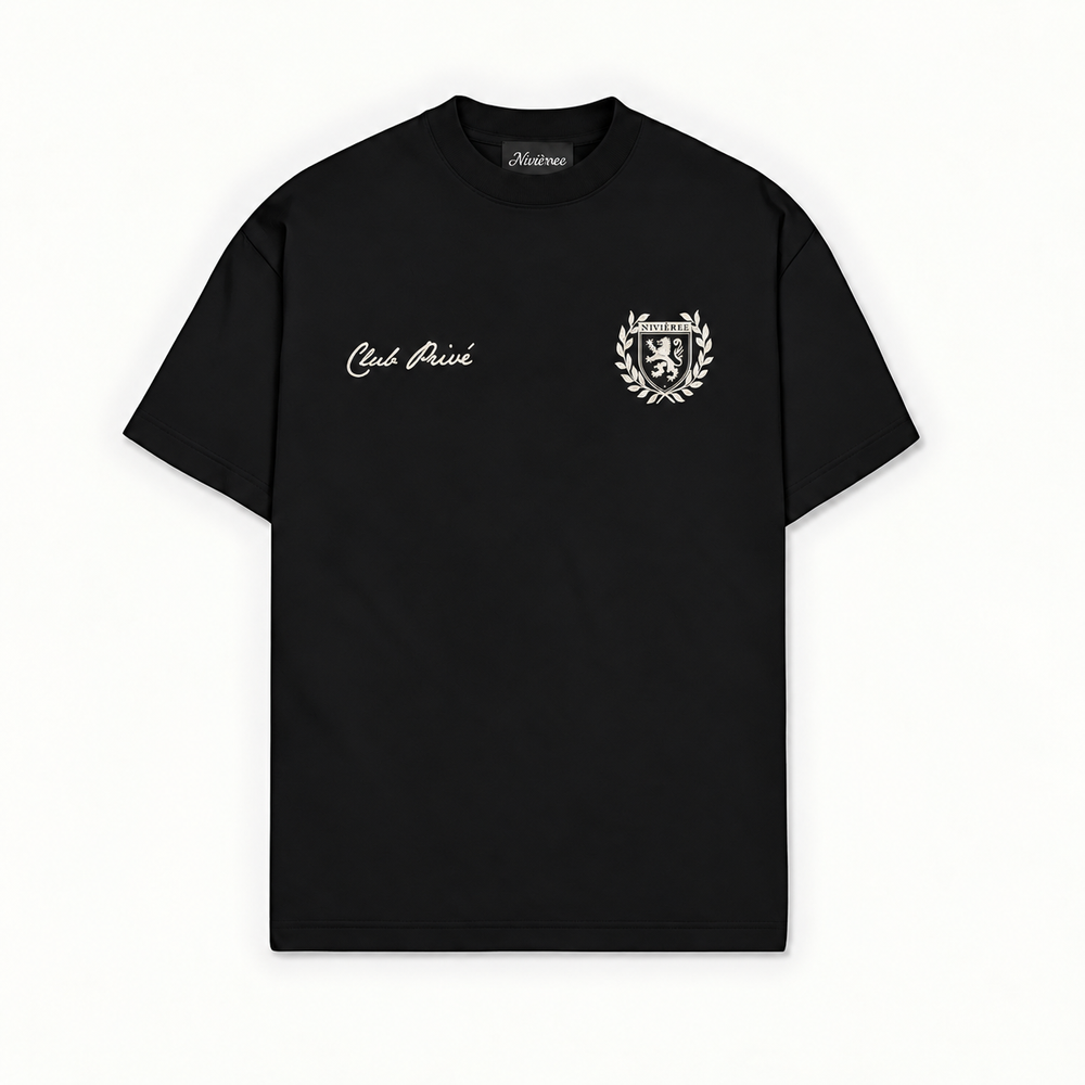 CLUB PRIVÉ — Preto — frente