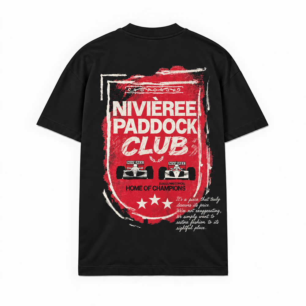 PADDOCK CLUB — Preto — costas