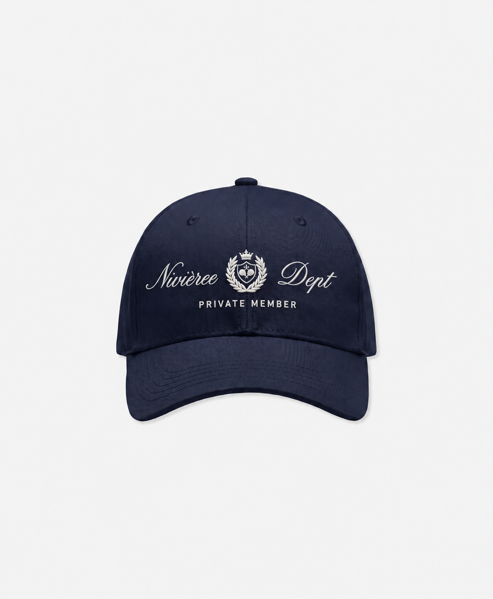 PRIVATE MEMBER CAP — Azul Marinho — frente
