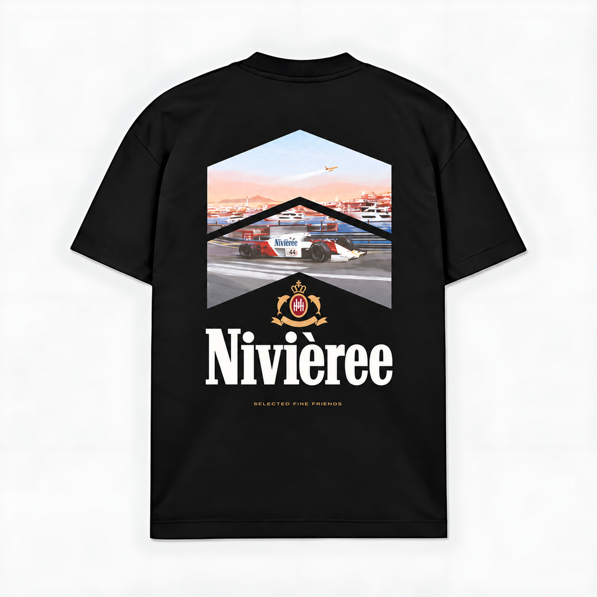 RIVIERA RACING — Preto — costas