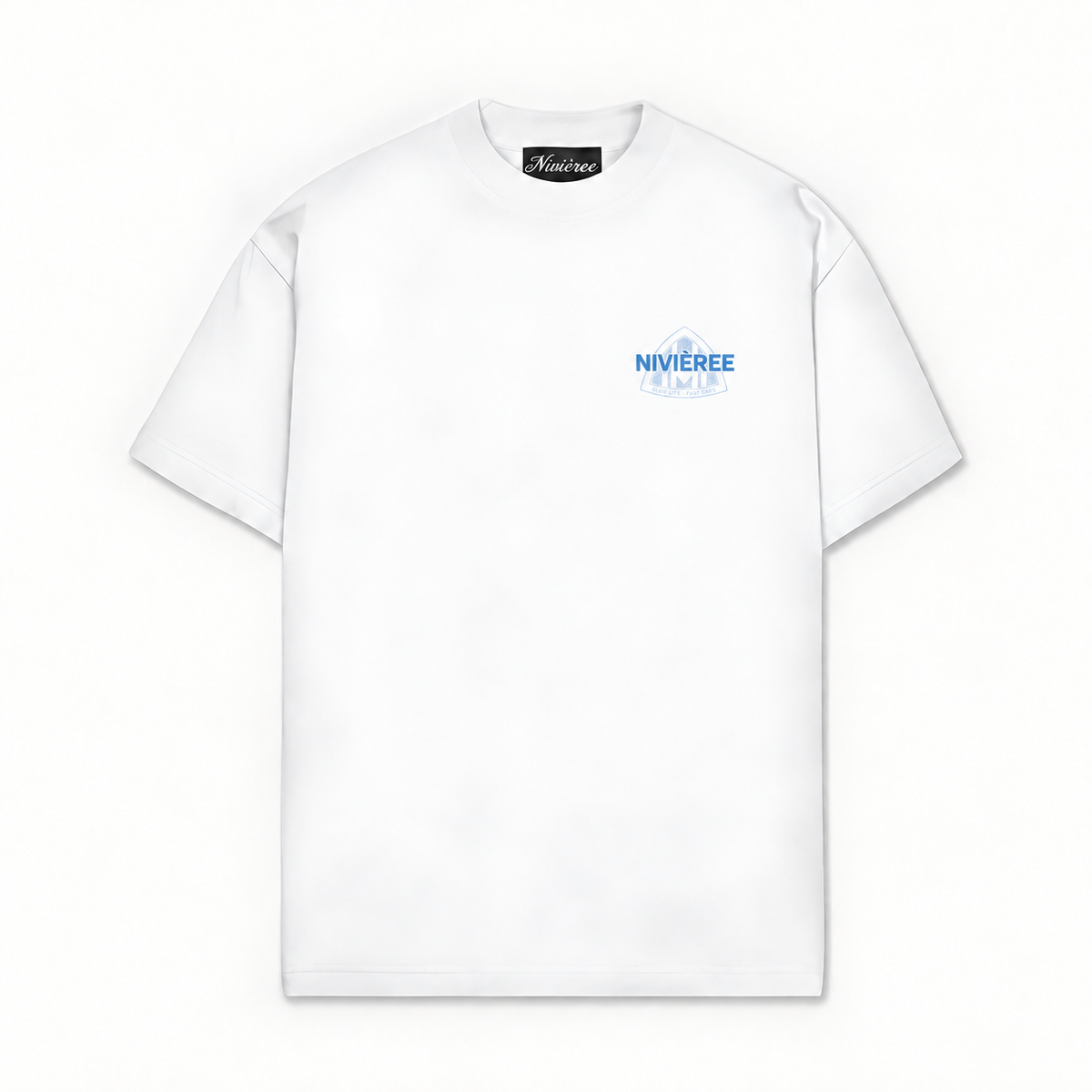 SLOW LIFE BLUE — Branco — frente