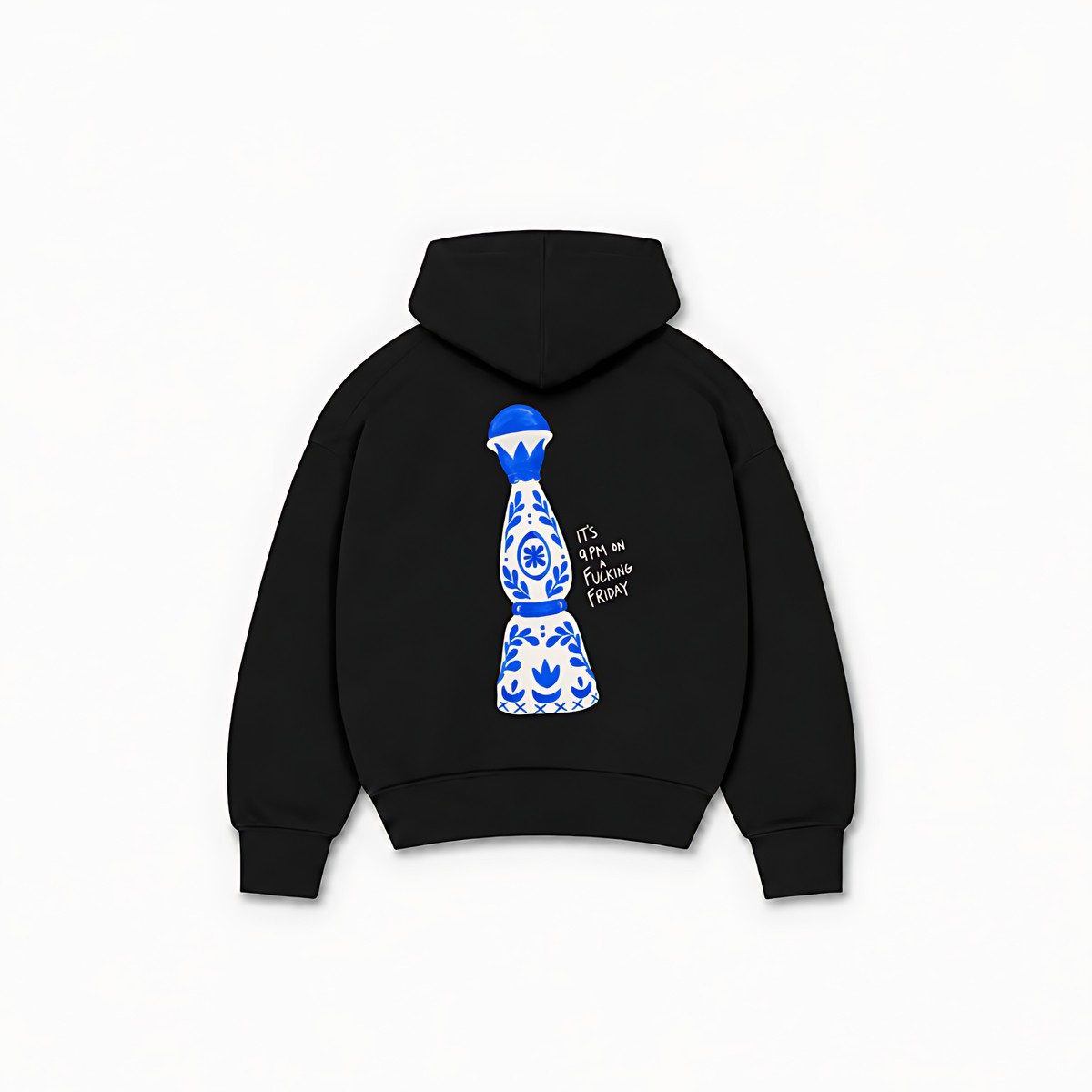 9PM HOODIE - Preto - costas