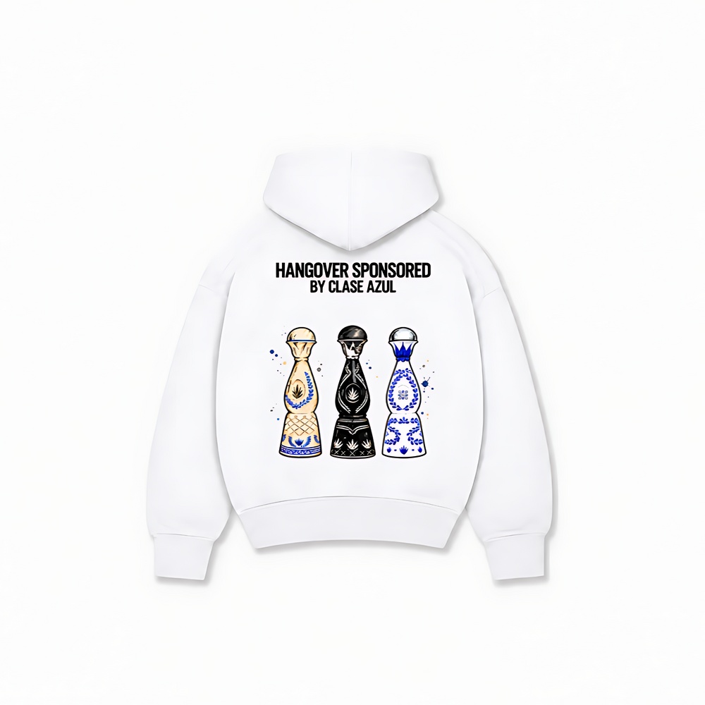 HANGOVER HOODIE - Branco - costas