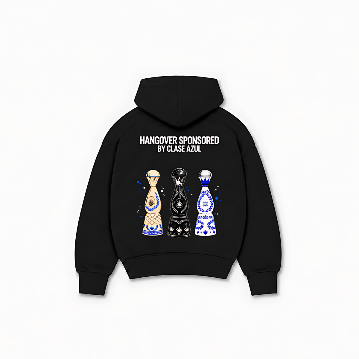HANGOVER HOODIE - Preto - costas