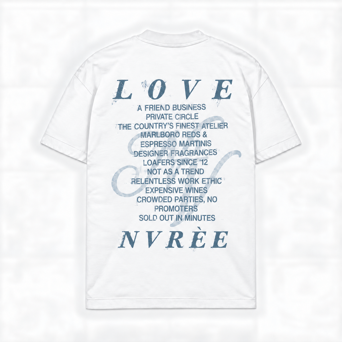 LOVE NVRÈE — Branco — costas