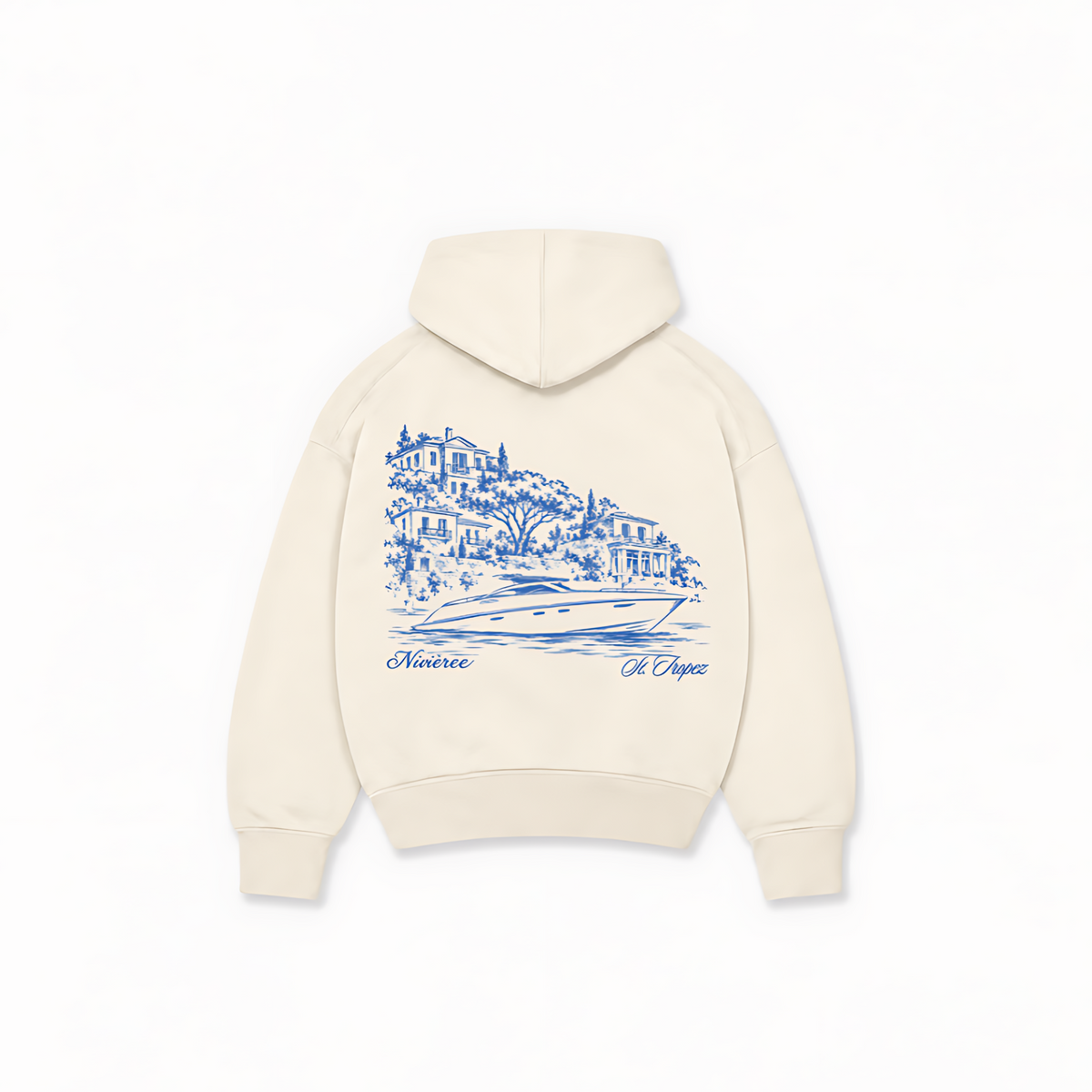 ST TROPEZ HOODIE — Off-white — costas