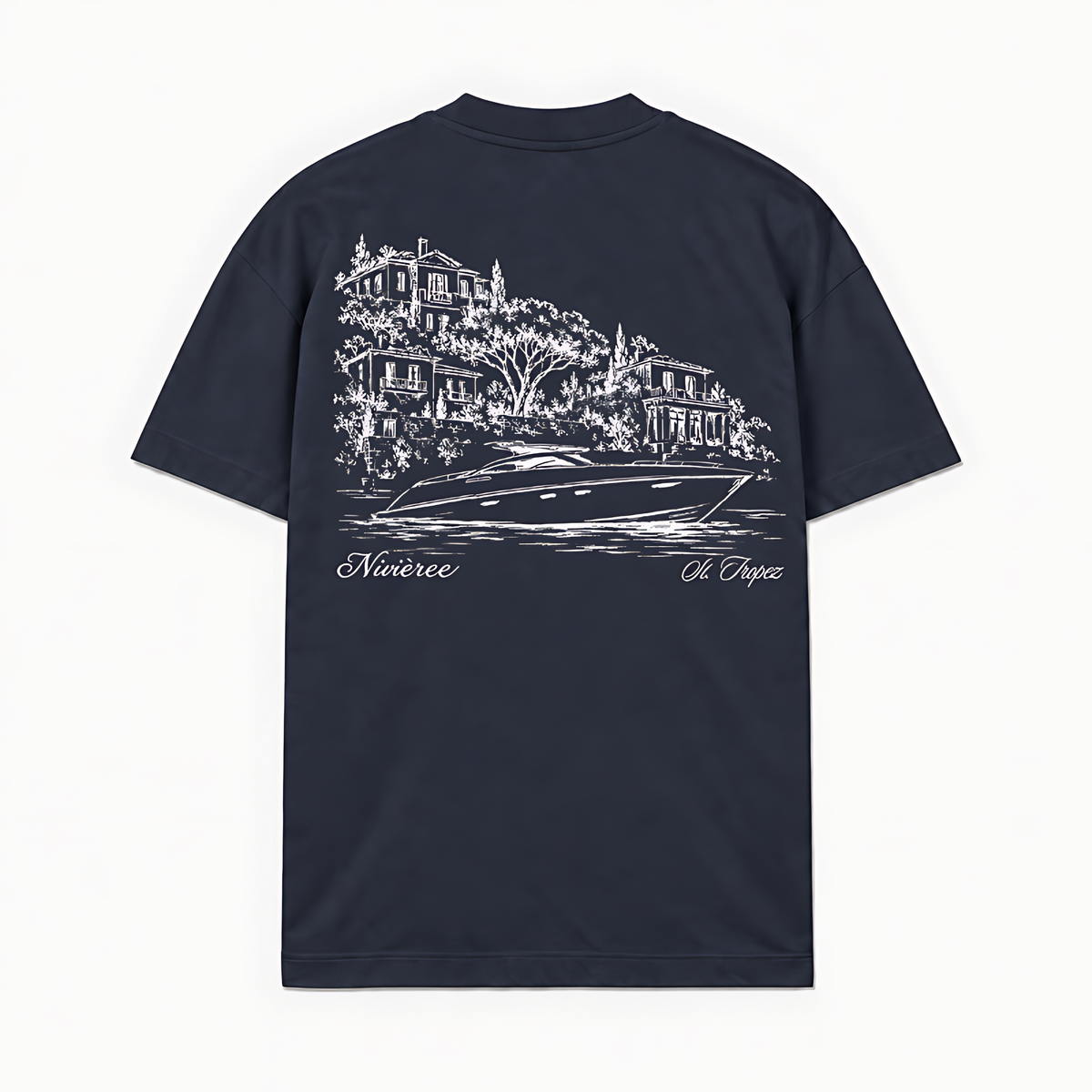 ST TROPEZ X — Azul-marinho — costas
